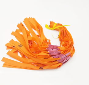 10Pcs Slingshot Powerful Elastic Flat Rubber Band Practical Hunting Sports (Option: Orange-0.5mm-Q10pcs)