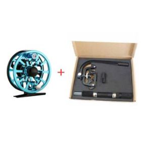 Fly fishing wheel CNN cutting fly wheel (Option: Blue-A5 with winder)