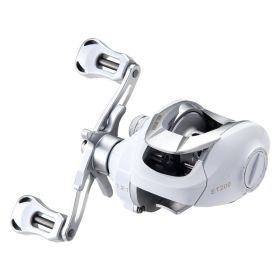 Small White Micro Item Bait Casting Reel Drip Wheel Speed Ratio Fishing Wheel (Option: ET Wheel Universal Left Hand)