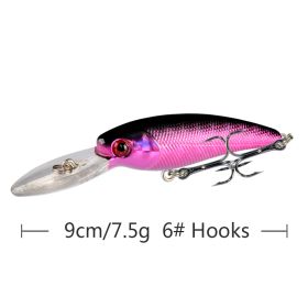 10 Color Minorua Bait Biomimetic Plastic Hard Fake Bait (Option: Y103 8color-9cm 7.5g)