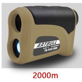 Outdoor Ranging Telescope Laser Golf Ranging Telescope 650 M To 2000 M High Precision Electricity (Option: 2000m Standard Khaki)