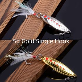 Kill Lure Artificial Bait Lure (Option: 5g Gold Single Hook)