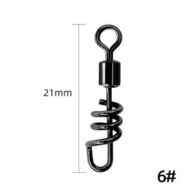 Convenient Swivel Connector Stainless Steel 8-shaped Ring (Option: 6)