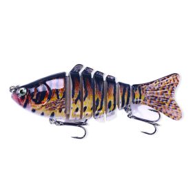 Lure 10CM Multi-section Fish Lure Hard Bait Bait (Option: 6 Colors-10cm 15g)