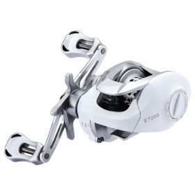 Small White Micro Item Bait Casting Reel Drip Wheel Speed Ratio Fishing Wheel (Option: ET Wheel Micro Left Hand)