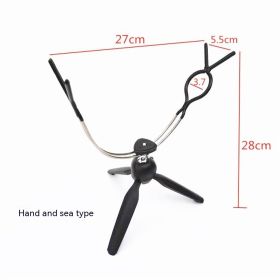 Ice Fishing Bracket Foldable Double-headed Fishing Gear Fishing Tackle (Option: Dual Use)